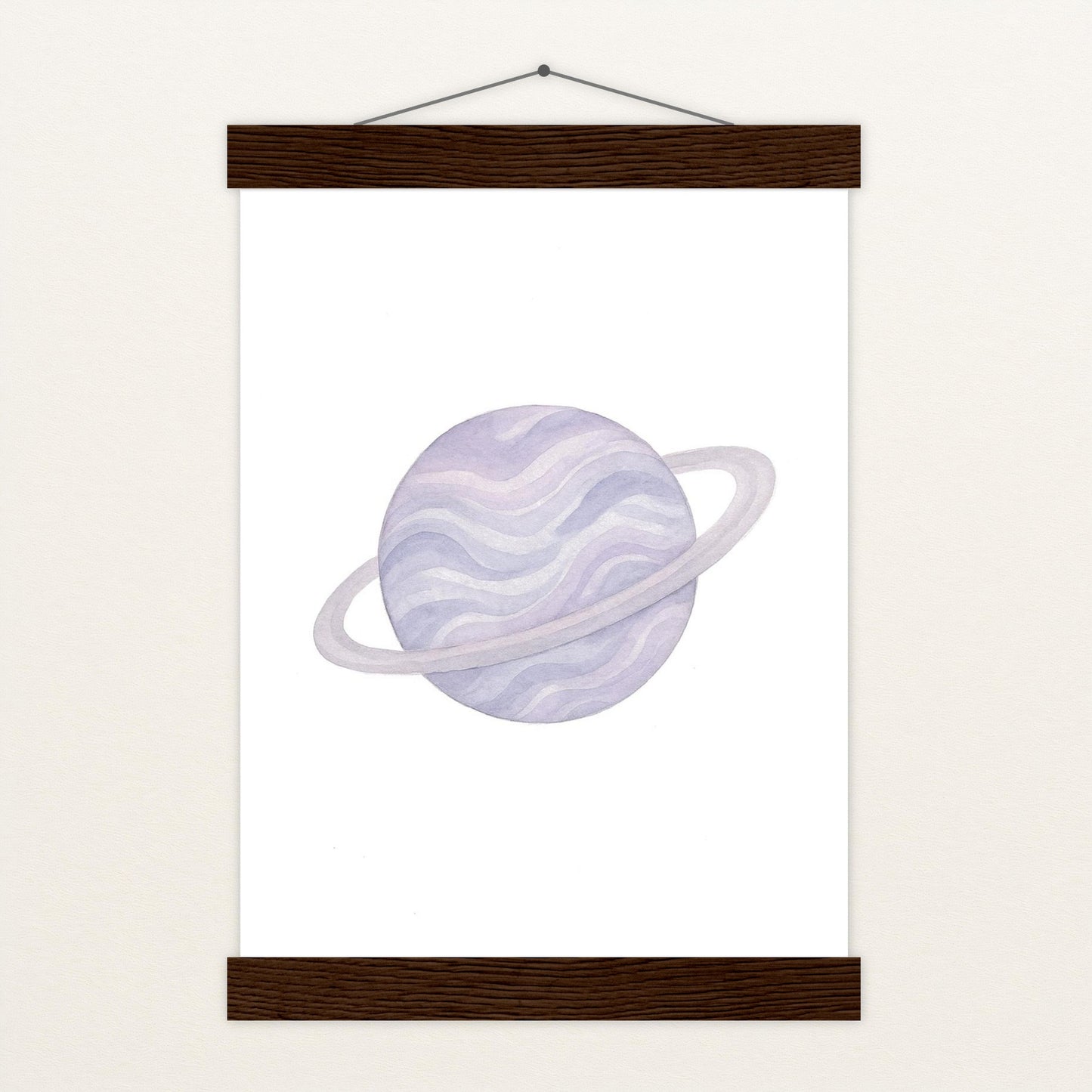 Planet Poster mit Leisten von tinylearner