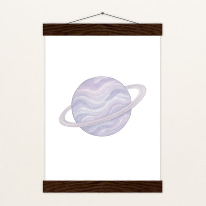 Planet Poster mit Leisten von tinylearner