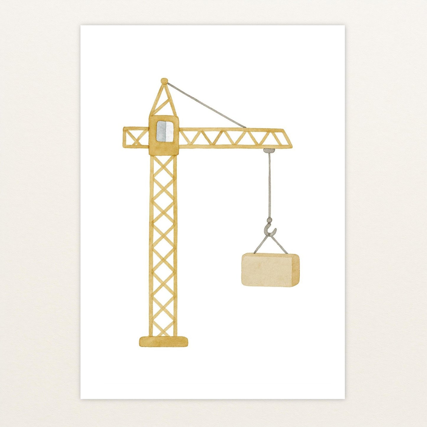 Kran Poster von tinylearner