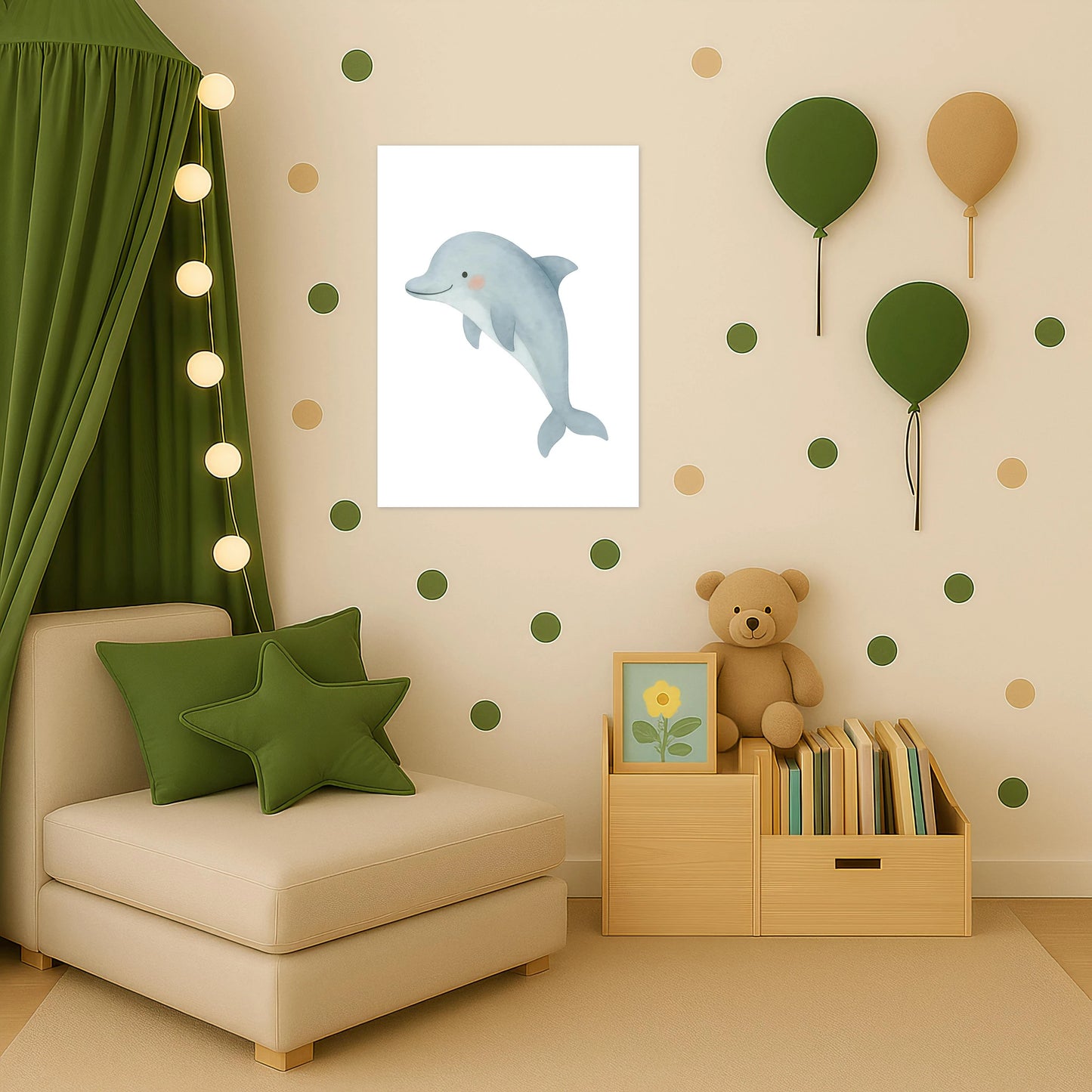 Dora der Delfin Poster von tinylearner