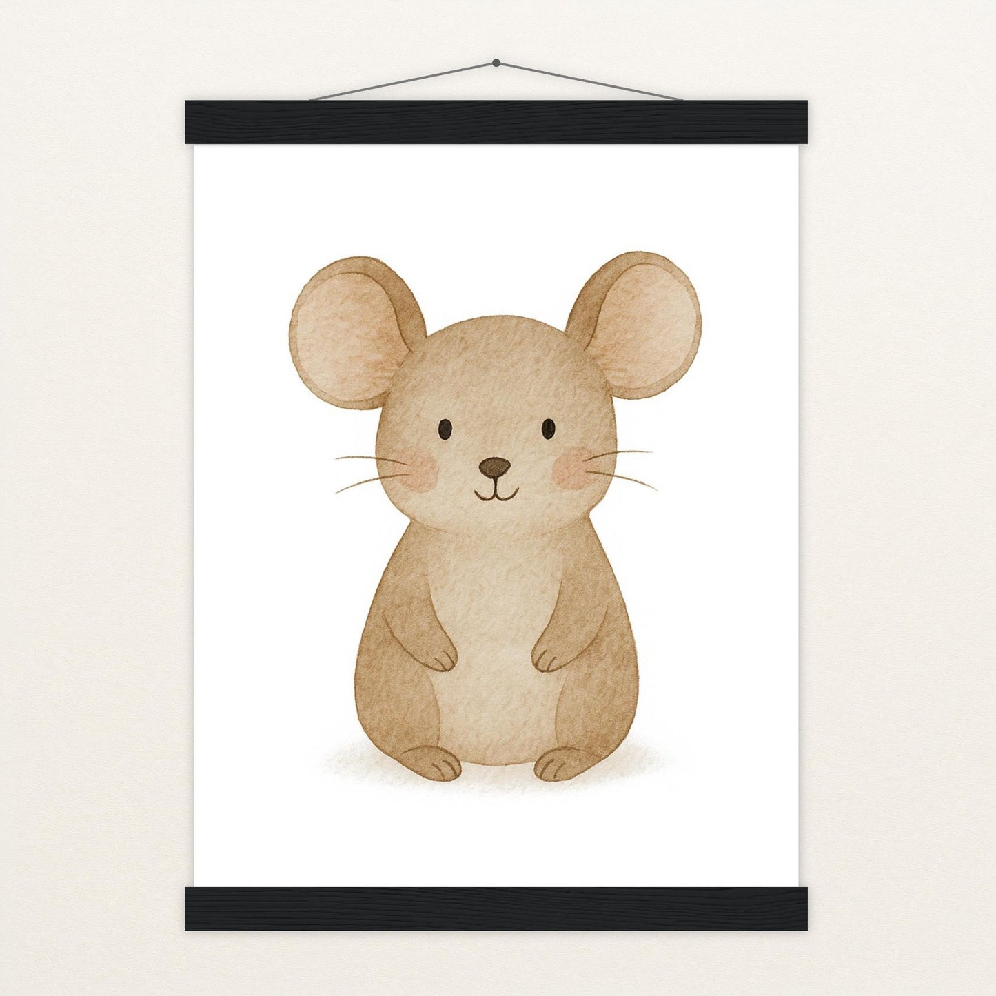 Mimi die Maus Poster mit Leisten von tinylearner