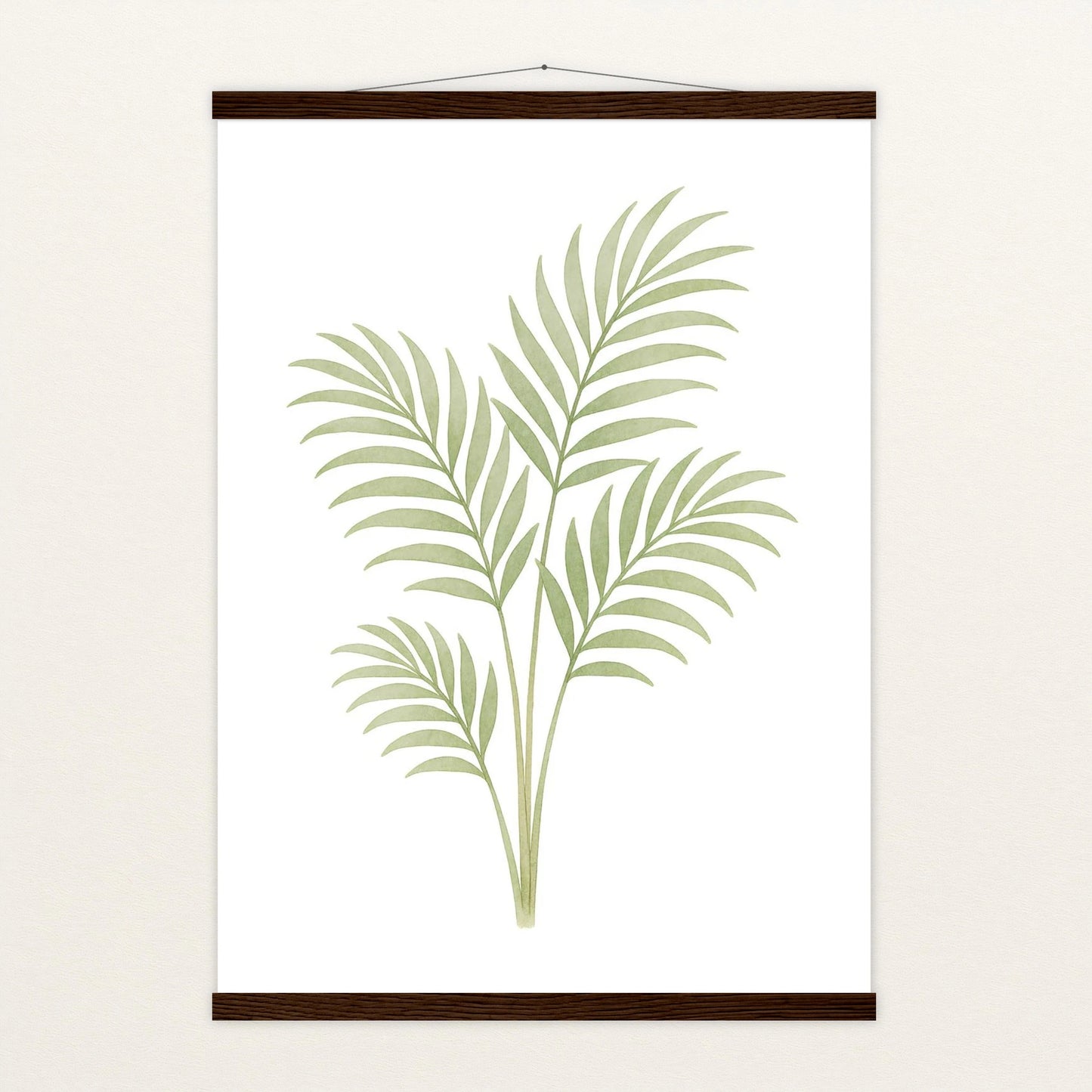 Howea-Blatt Poster mit Leisten von tinylearner