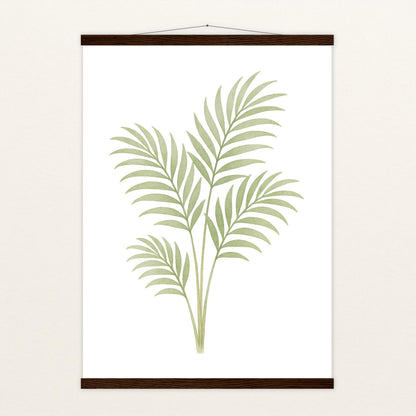 Howea-Blatt Poster mit Leisten von tinylearner
