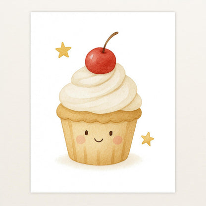 Süßes: Cupcake Poster von tinylearner