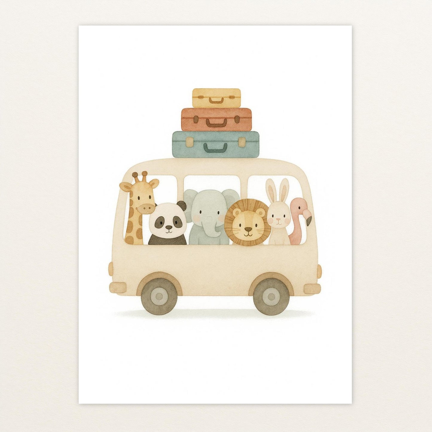 Tierfreunde - Motiv: "Reisebus" Poster von tinylearner