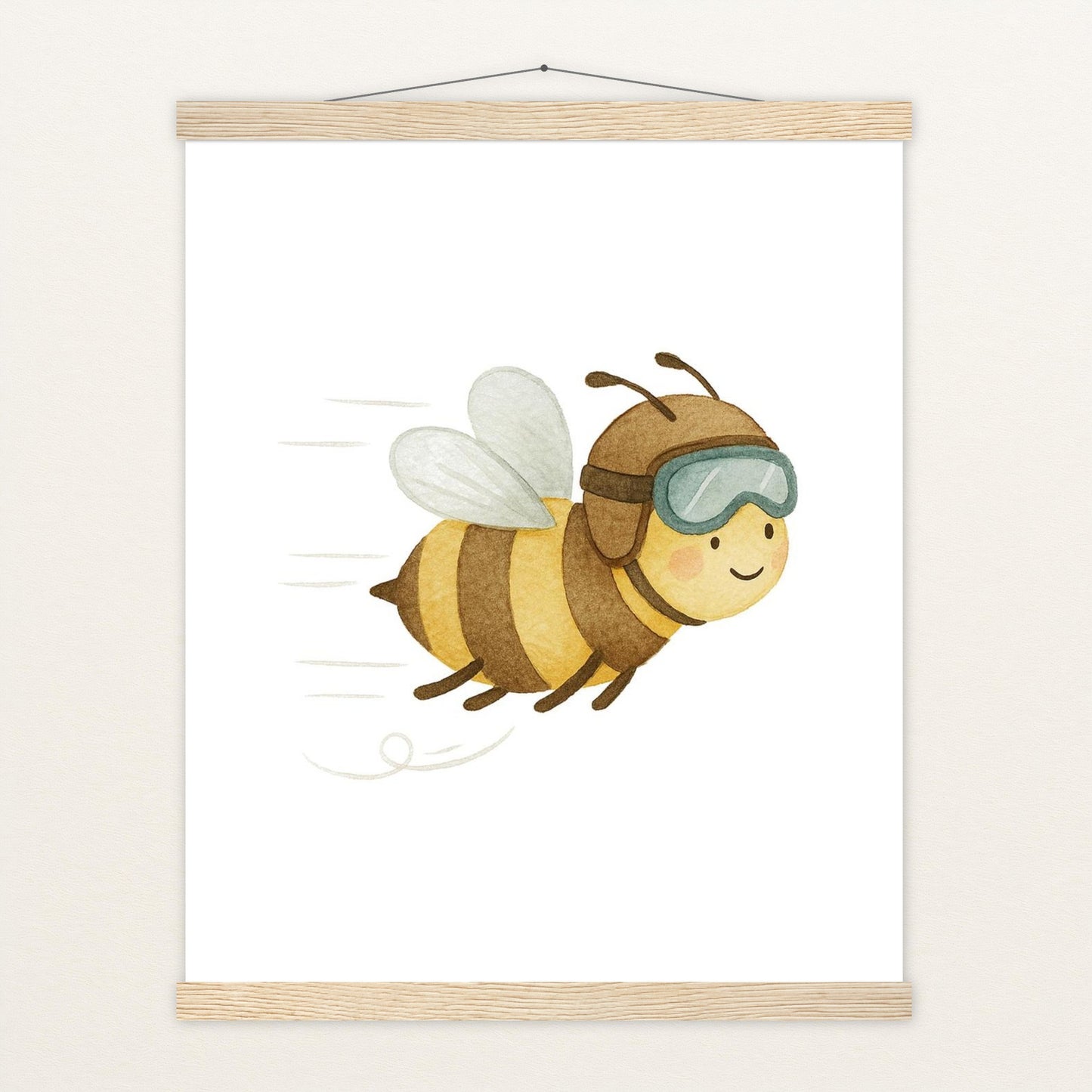 Bibi die Biene Poster mit Leisten von tinylearner