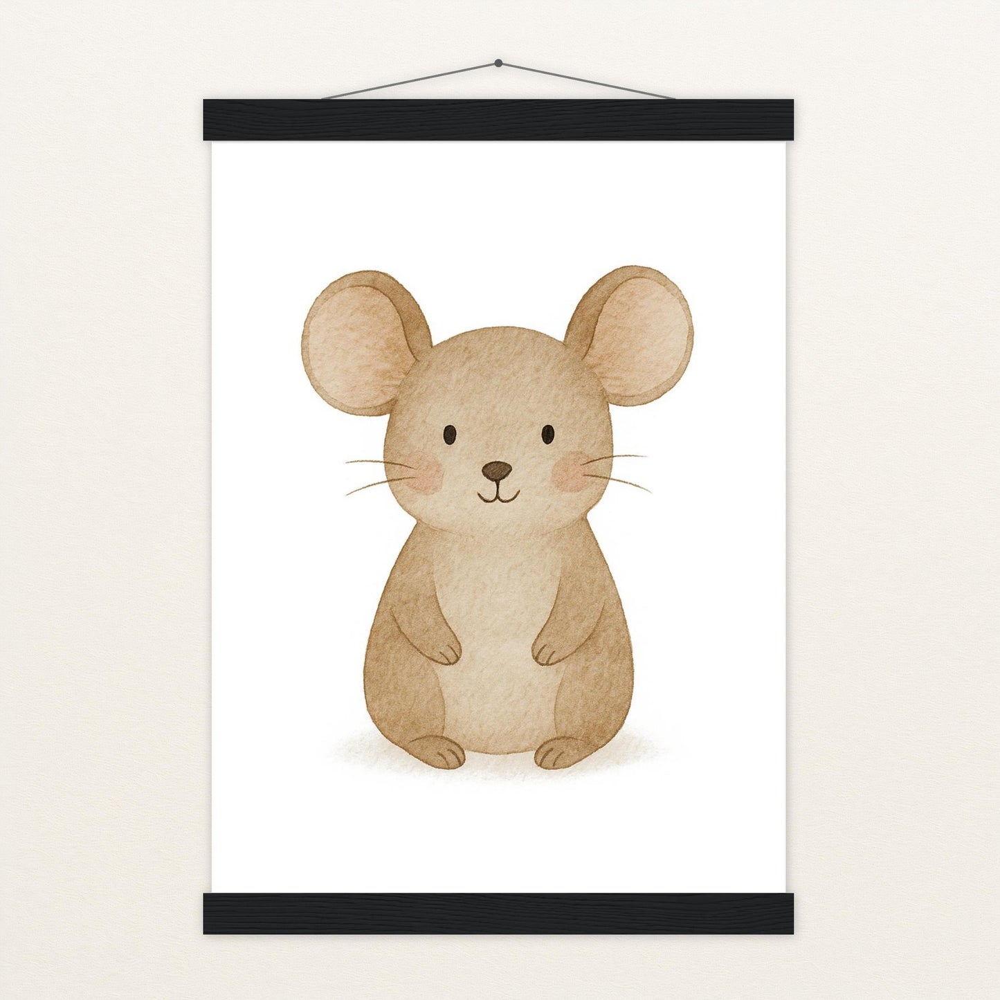 Mimi die Maus Poster mit Leisten von tinylearner