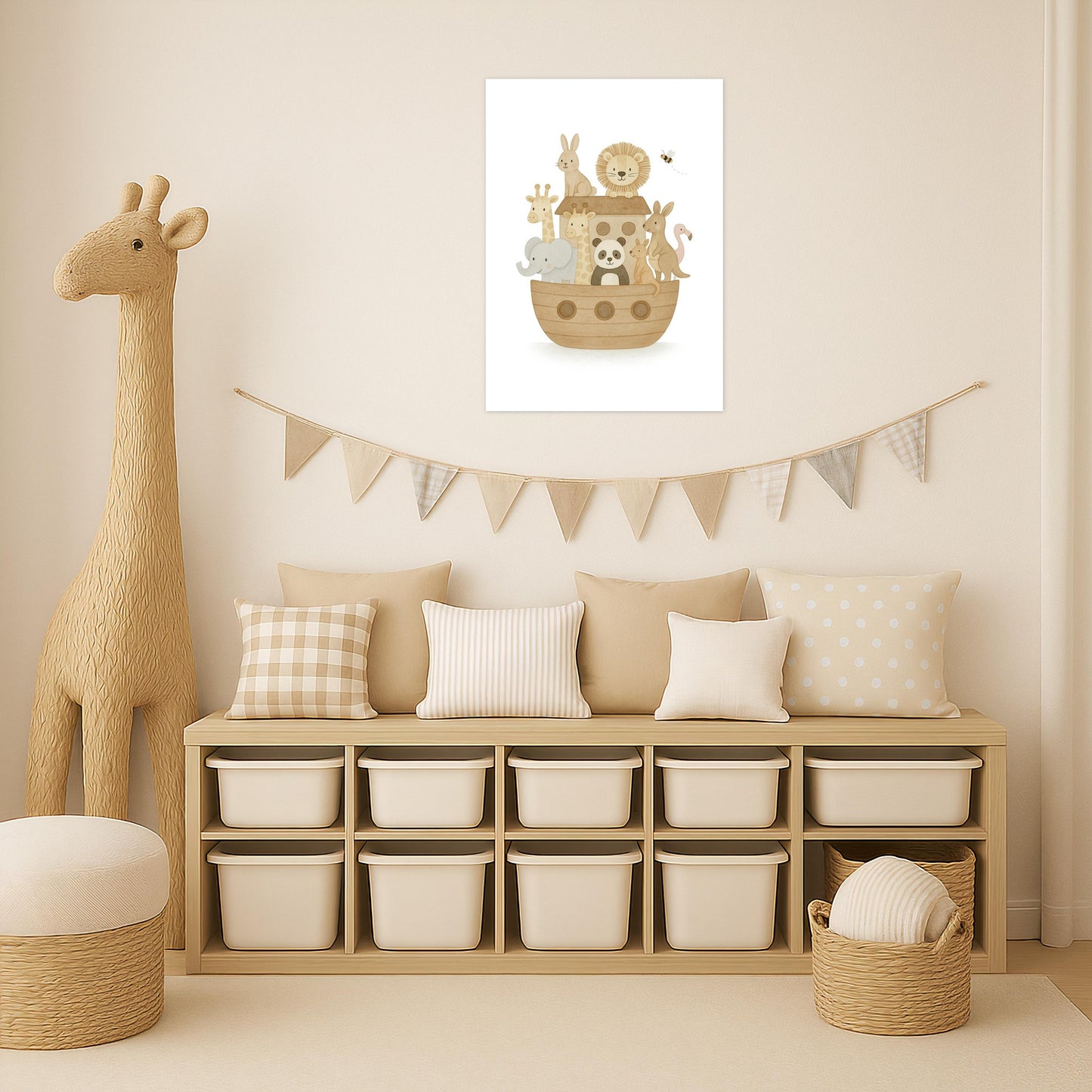 Tierfreunde - Motiv: "Arche Noah" Poster von tinylearner