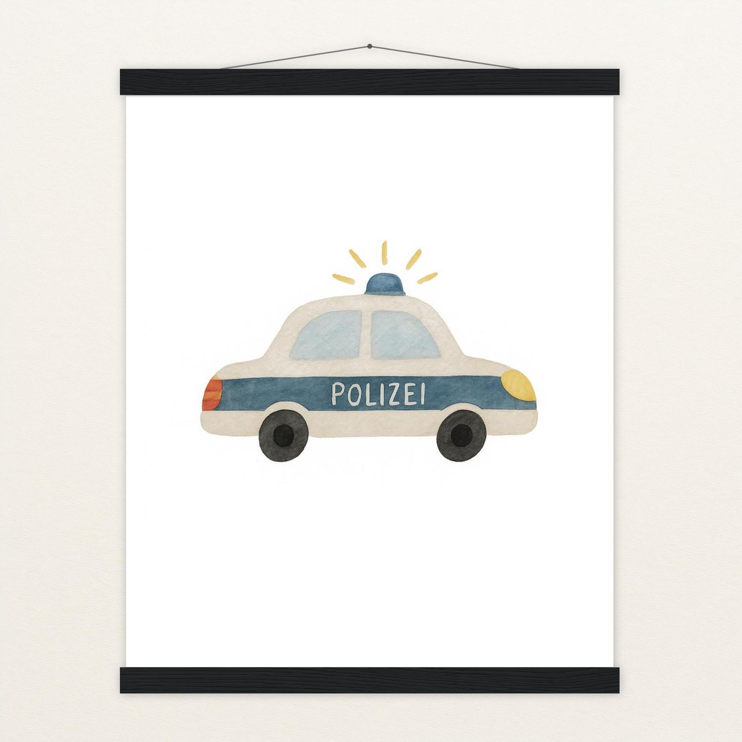 Polizei Poster mit Leisten von tinylearner