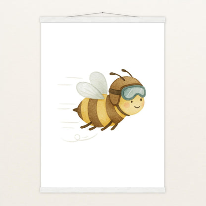 Bibi die Biene Poster mit Leisten von tinylearner