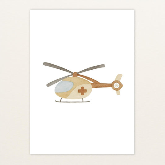 Rettungshubschrauber Poster von tinylearner