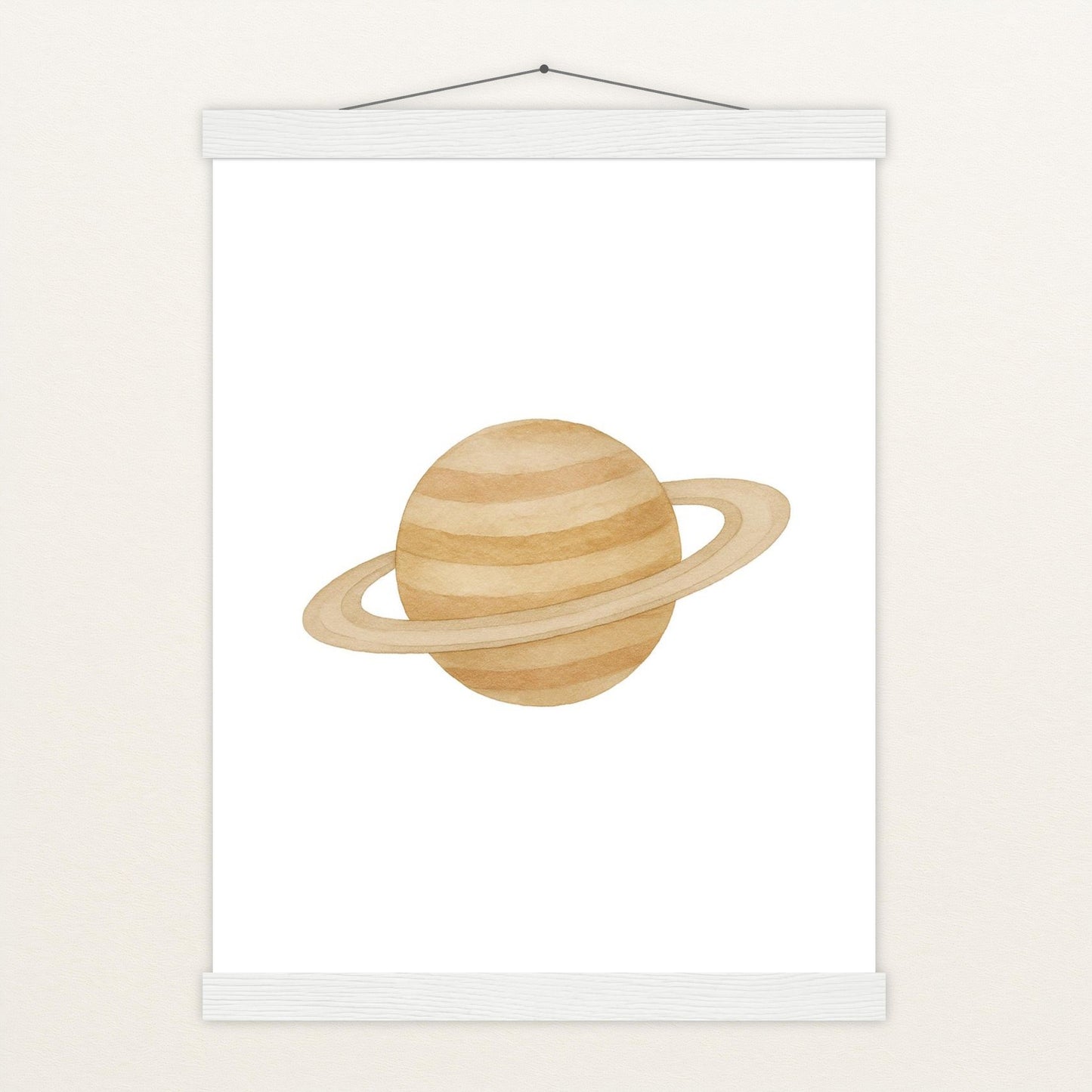 Saturn Poster mit Leisten von tinylearner