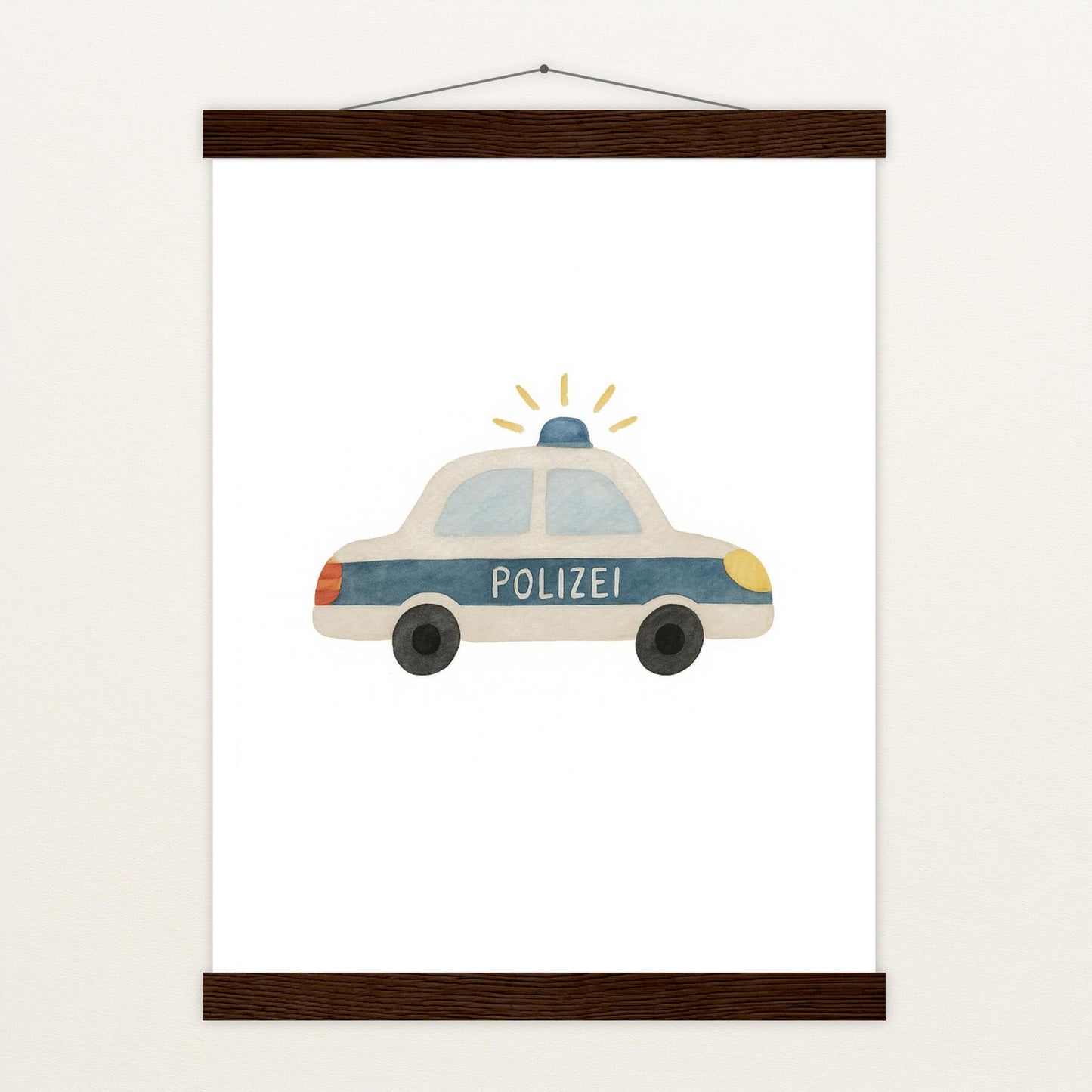 Polizei Poster mit Leisten von tinylearner