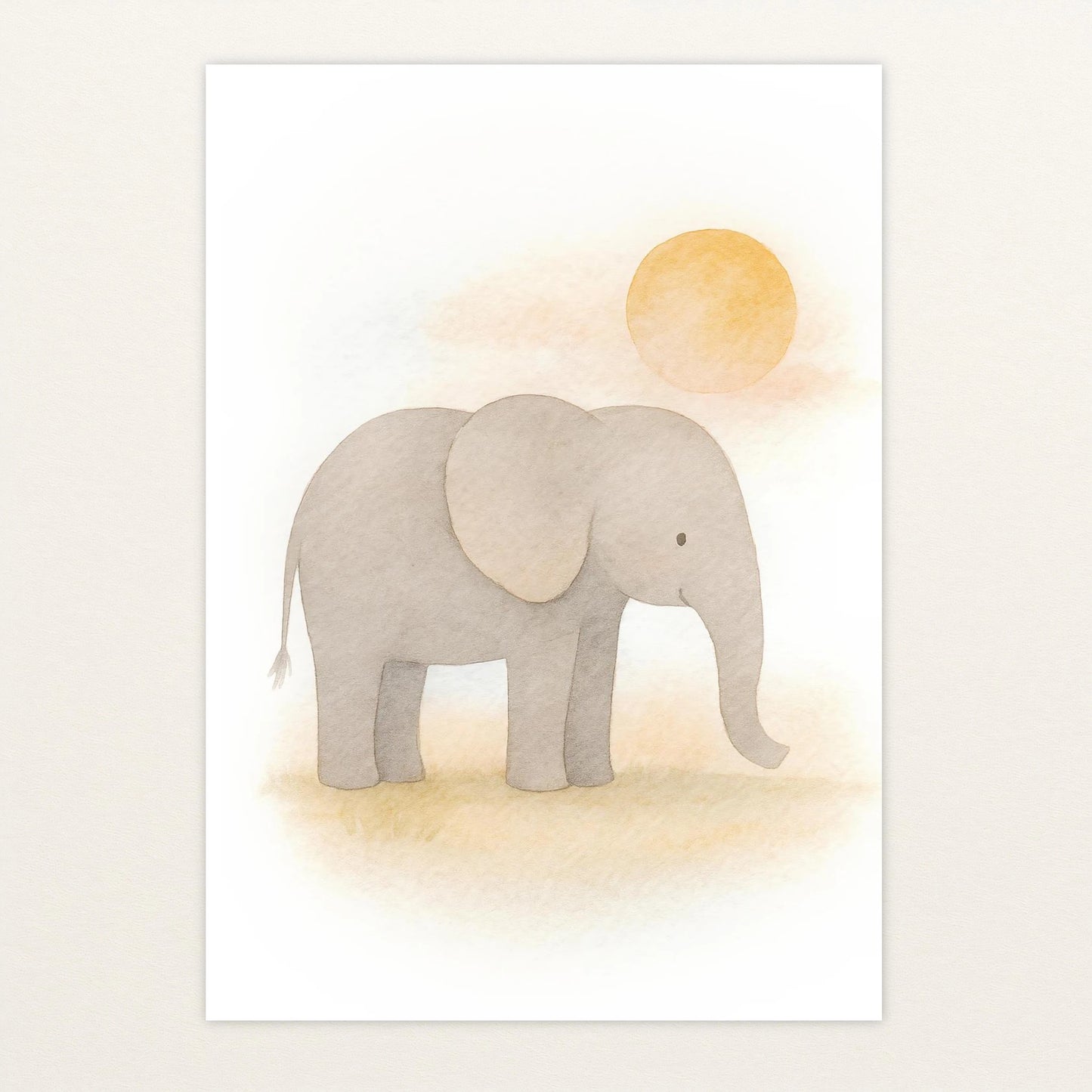 Emil der Elefant - Motiv: "Sonne" Poster von tinylearner