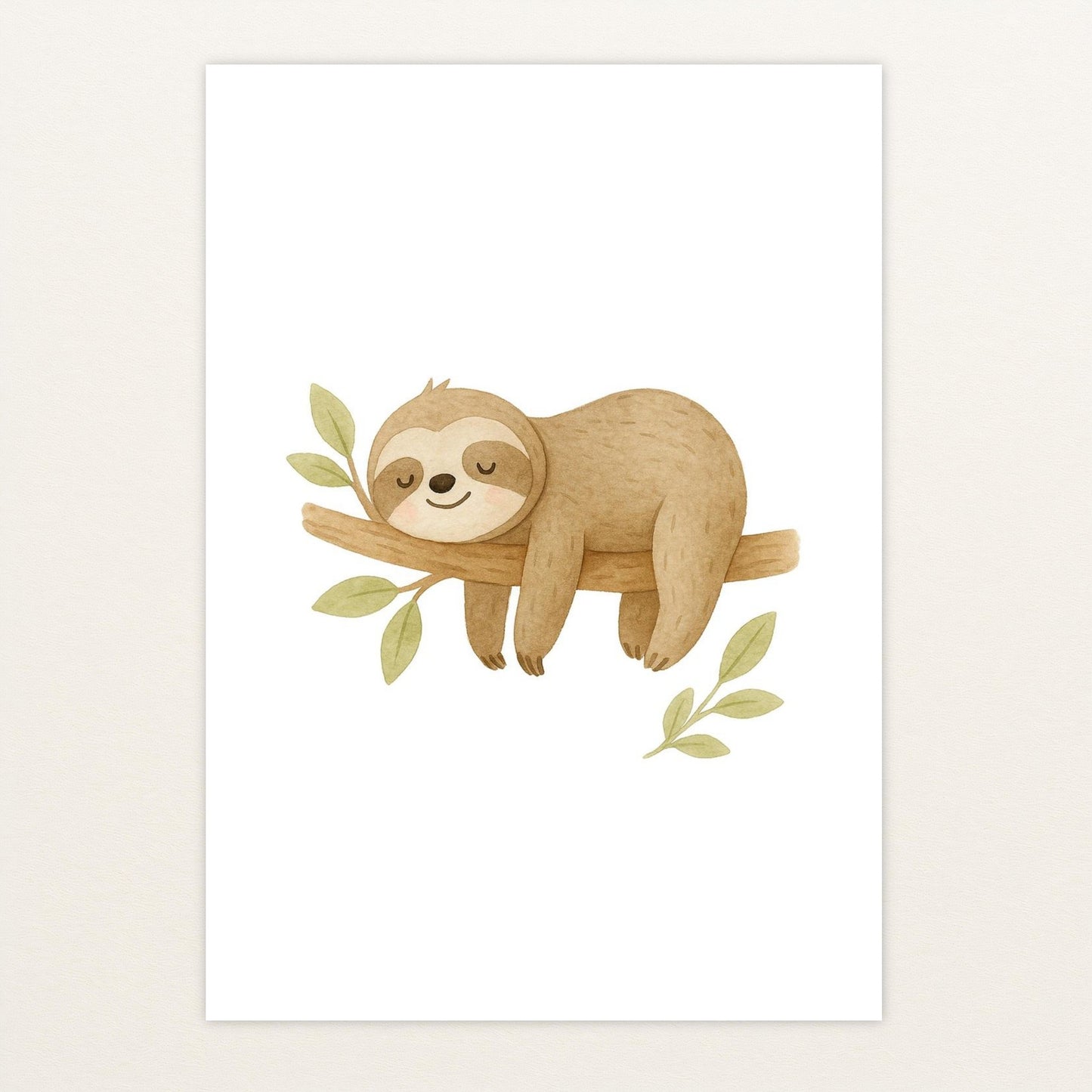 Fred das Faultier Poster von tinylearner