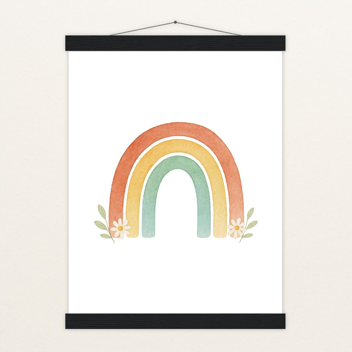 Regenbogen Poster mit Leisten von tinylearner