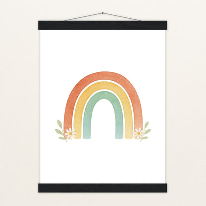 Regenbogen Poster mit Leisten von tinylearner