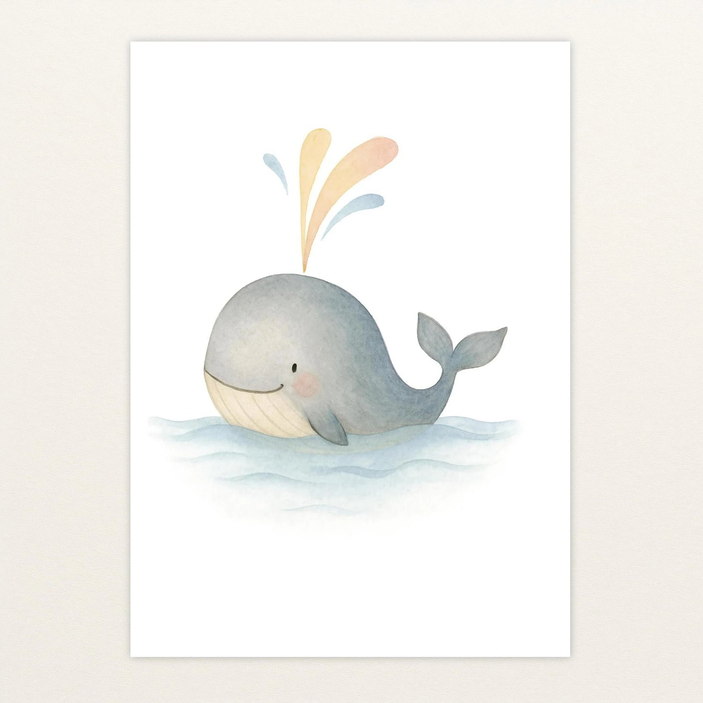 Willi der Wal - Motiv: "Freude" Poster von tinylearner