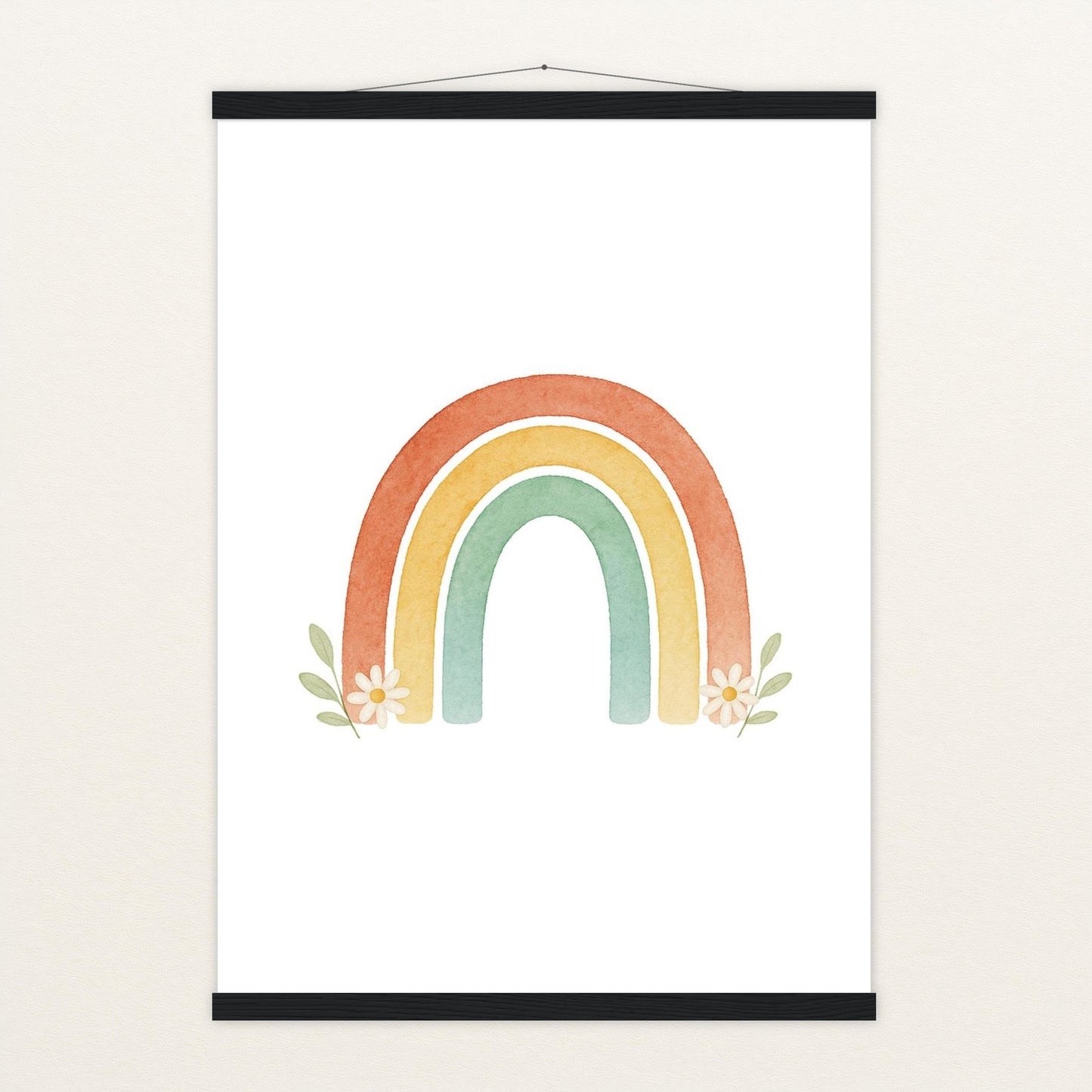 Regenbogen Poster mit Leisten von tinylearner