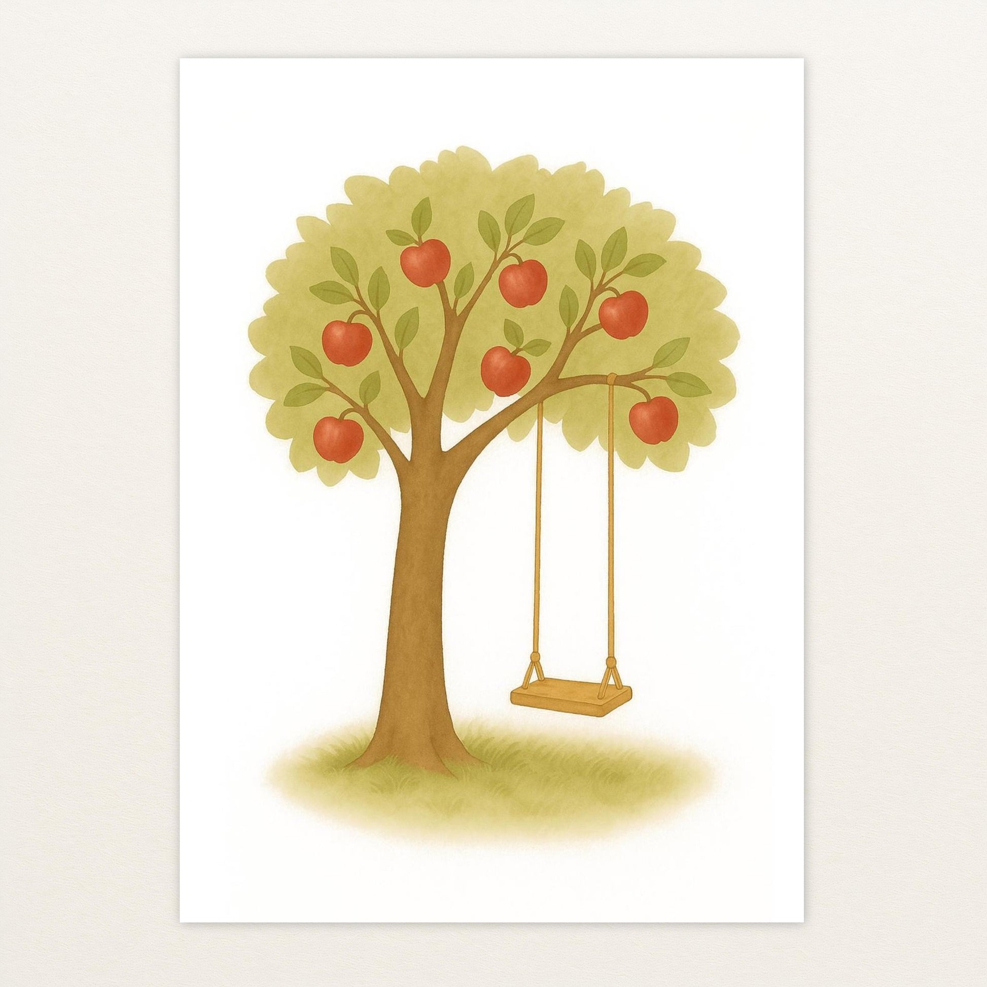 Apfelbaum Poster von tinylearner
