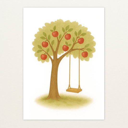 Apfelbaum Poster von tinylearner