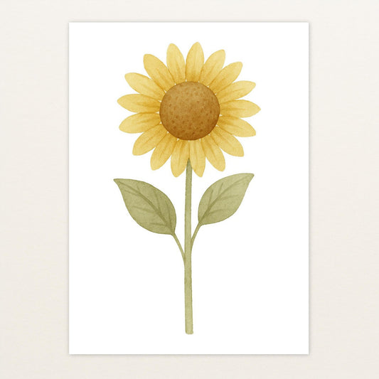 Sonnenblume Poster von tinylearner