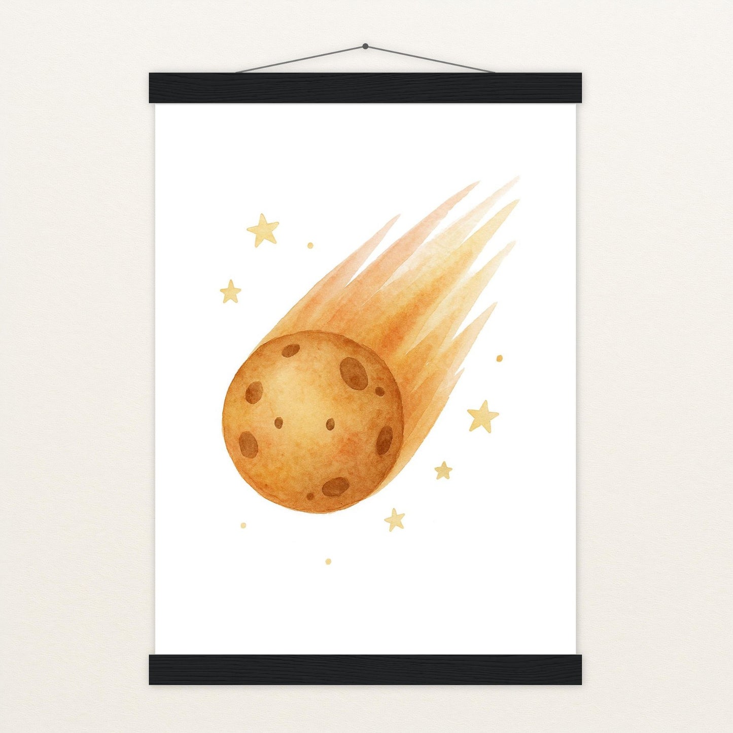 Asteroid Poster mit Leisten von tinylearner