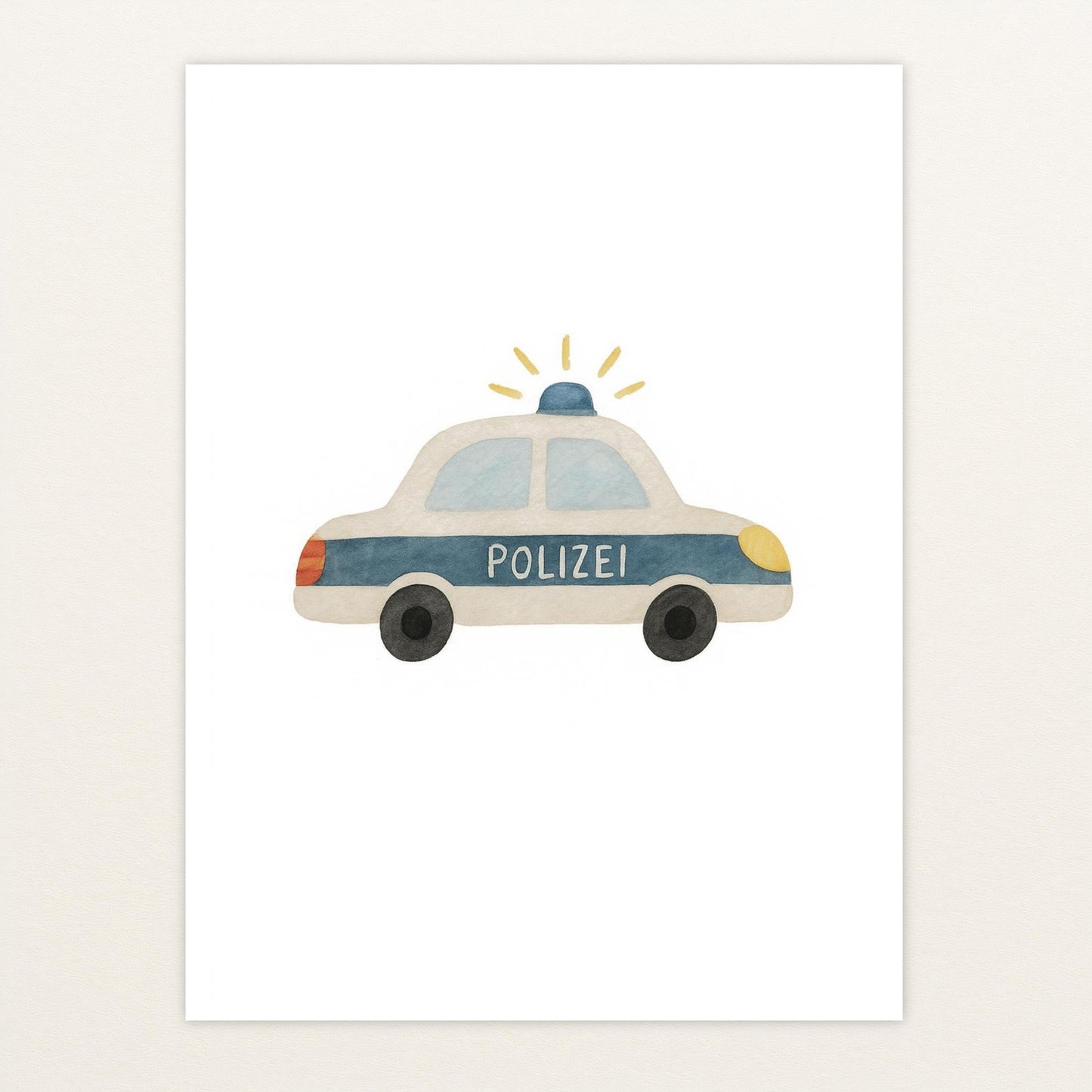 Polizei Poster von tinylearner