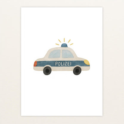 Polizei Poster von tinylearner