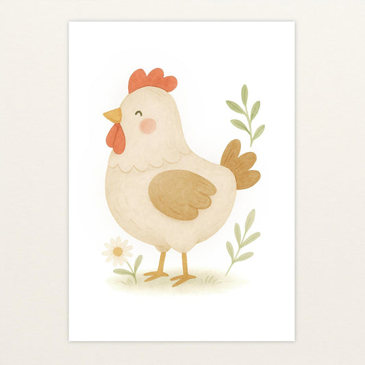 Hanni das Huhn Poster von tinylearner