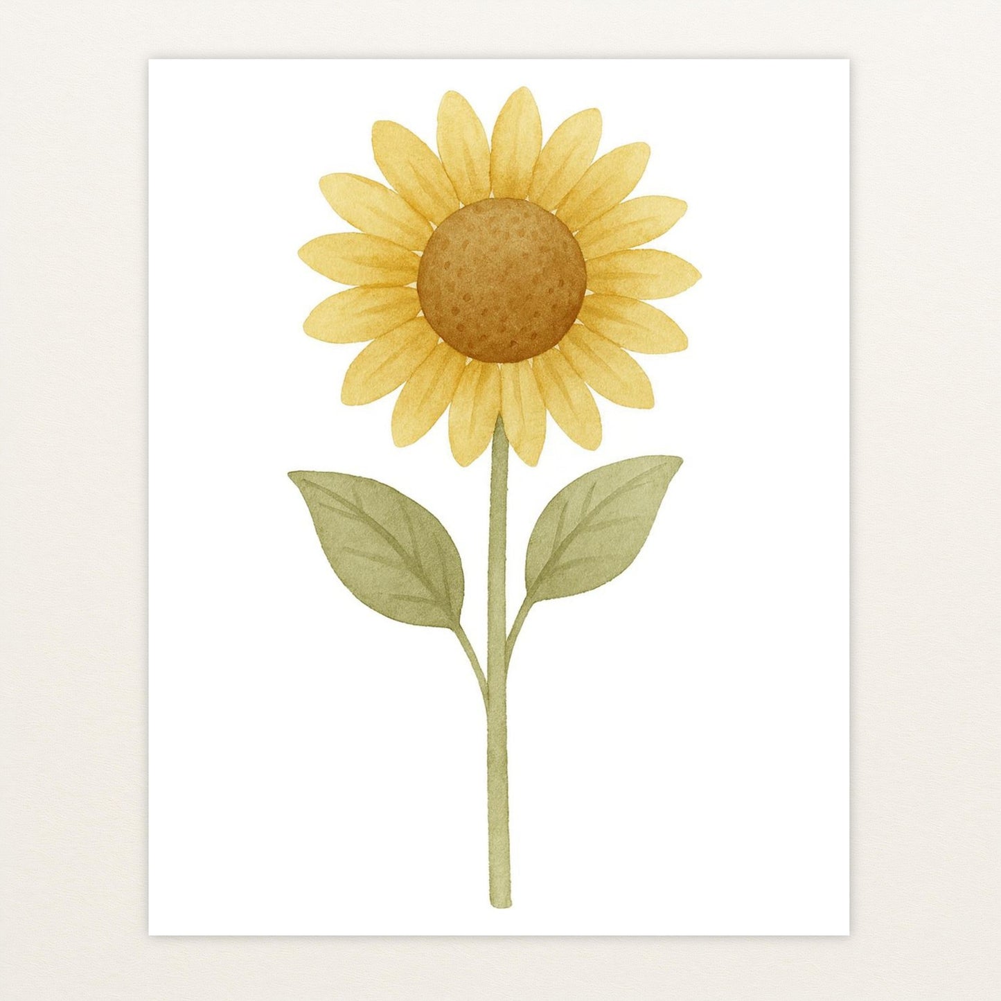 Sonnenblume Poster von tinylearner