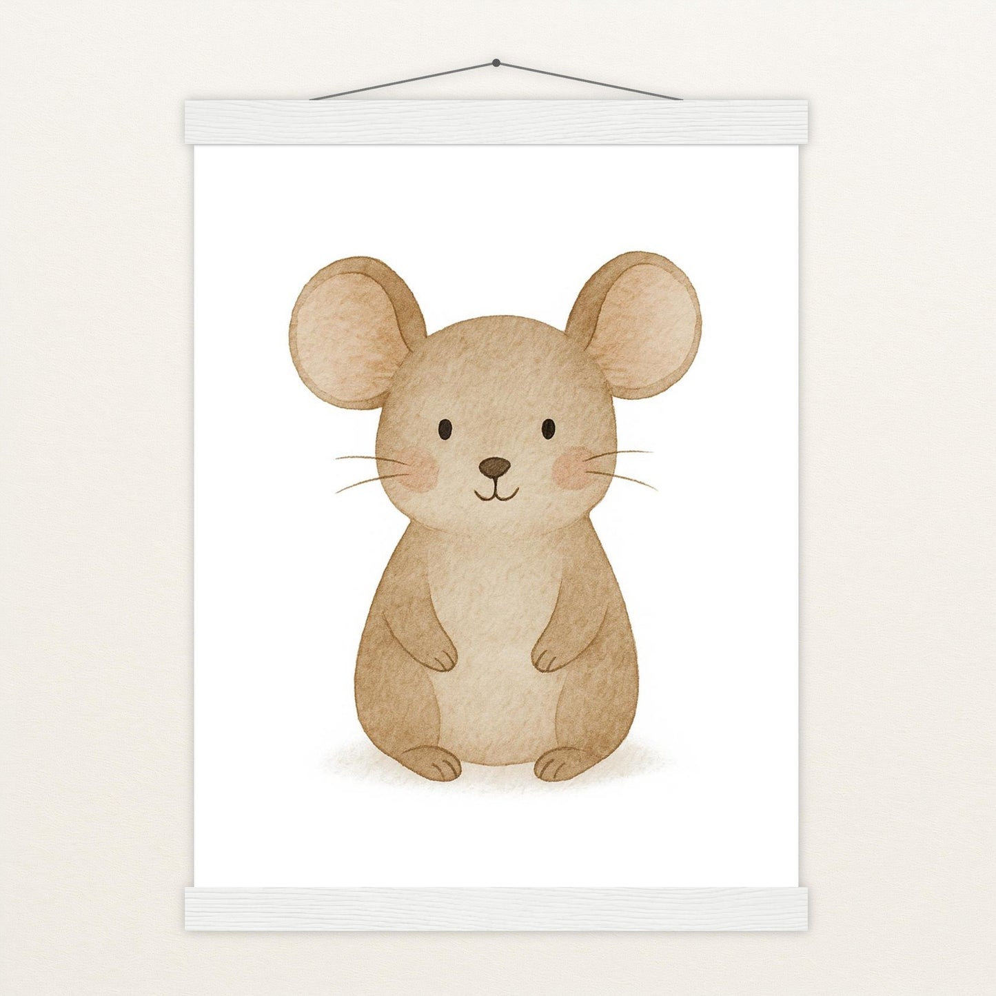 Mimi die Maus Poster mit Leisten von tinylearner