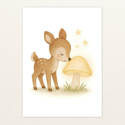 Ria das Reh - Motiv: "Leuchtpilz" Poster von tinylearner