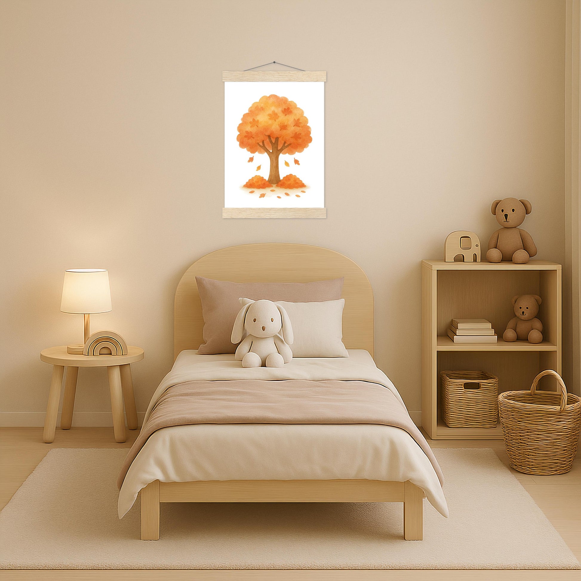 Ahornbaum Poster mit Leisten von tinylearner