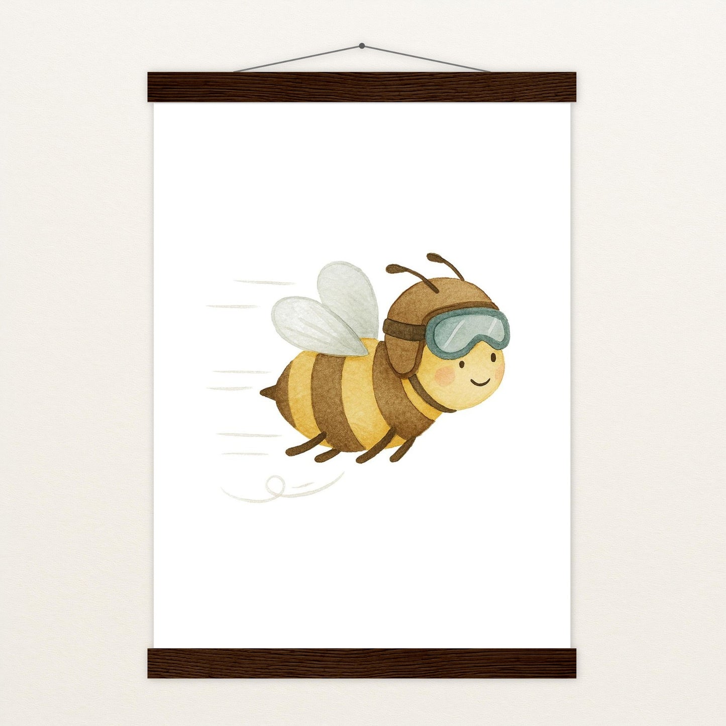 Bibi die Biene Poster mit Leisten von tinylearner