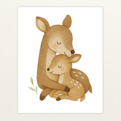 Ria das Reh - Motiv: "Kuscheln" Poster von tinylearner