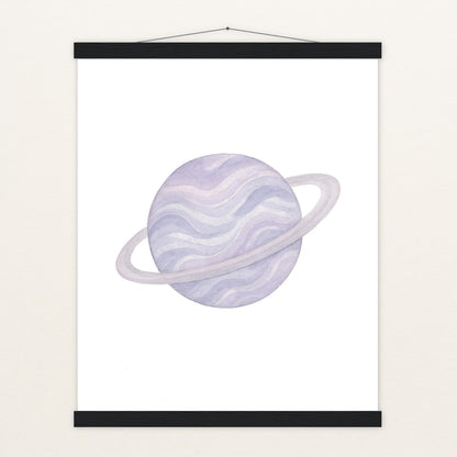 Planet Poster mit Leisten von tinylearner