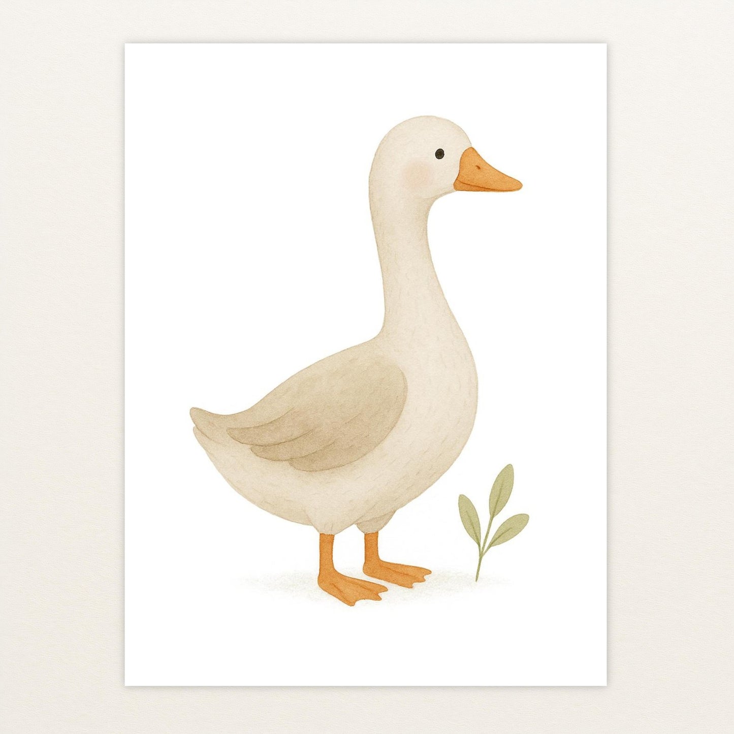 Gusi die Gans Poster von tinylearner