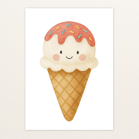 Süßes: Eiscreme Poster von tinylearner
