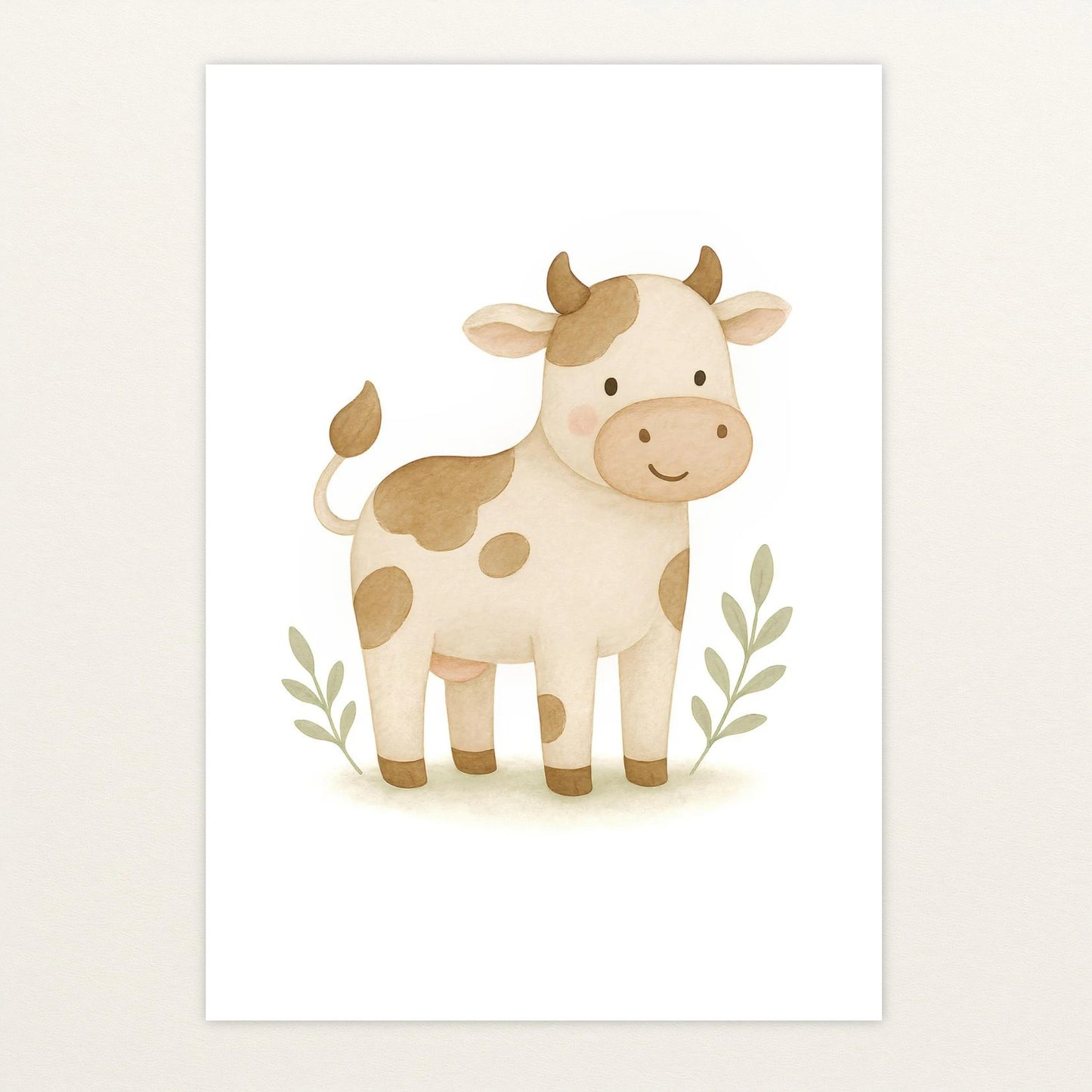 Klara die Kuh Poster von tinylearner