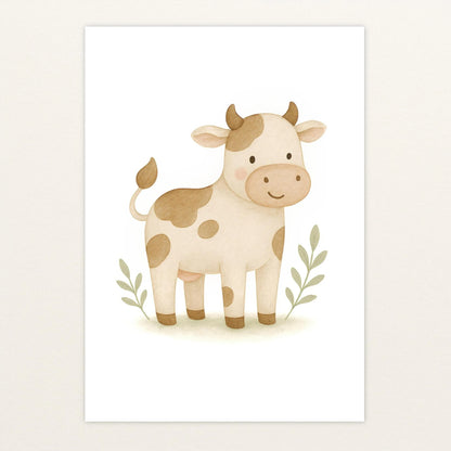 Klara die Kuh Poster von tinylearner