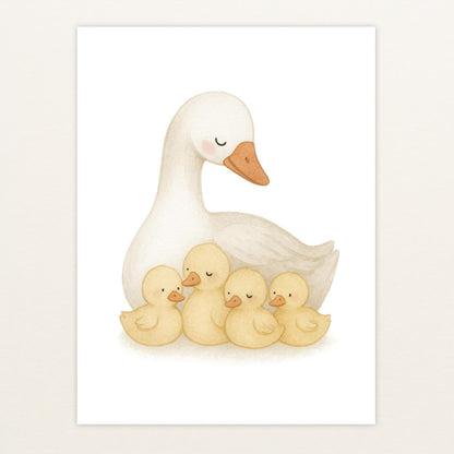 Gusi die Gans - Motiv: "Familie" Poster von tinylearner