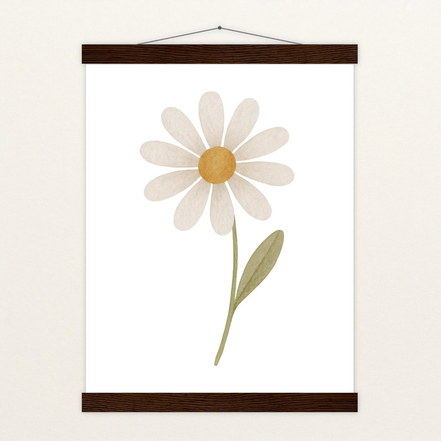 Gänseblümchen Poster mit Leisten von tinylearner