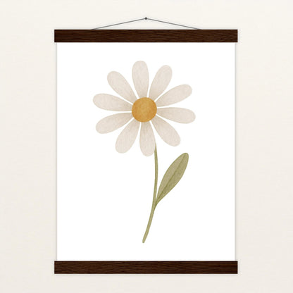 Gänseblümchen Poster mit Leisten von tinylearner