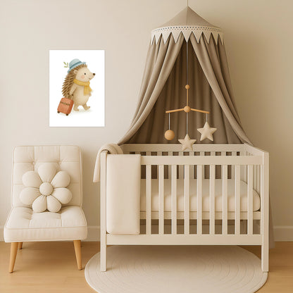 Iggi der Igel - Motiv: "Reisen" Poster von tinylearner