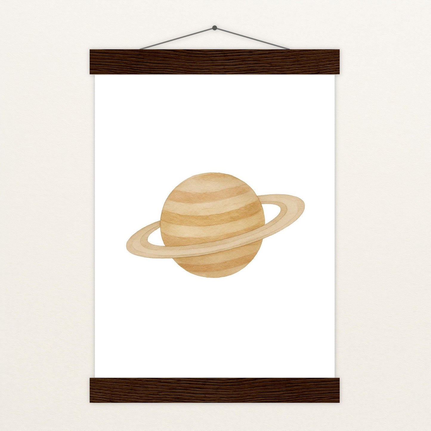 Saturn Poster mit Leisten von tinylearner
