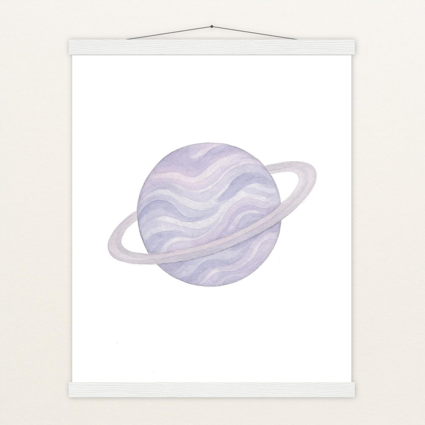 Planet Poster mit Leisten von tinylearner