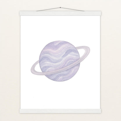 Planet Poster mit Leisten von tinylearner