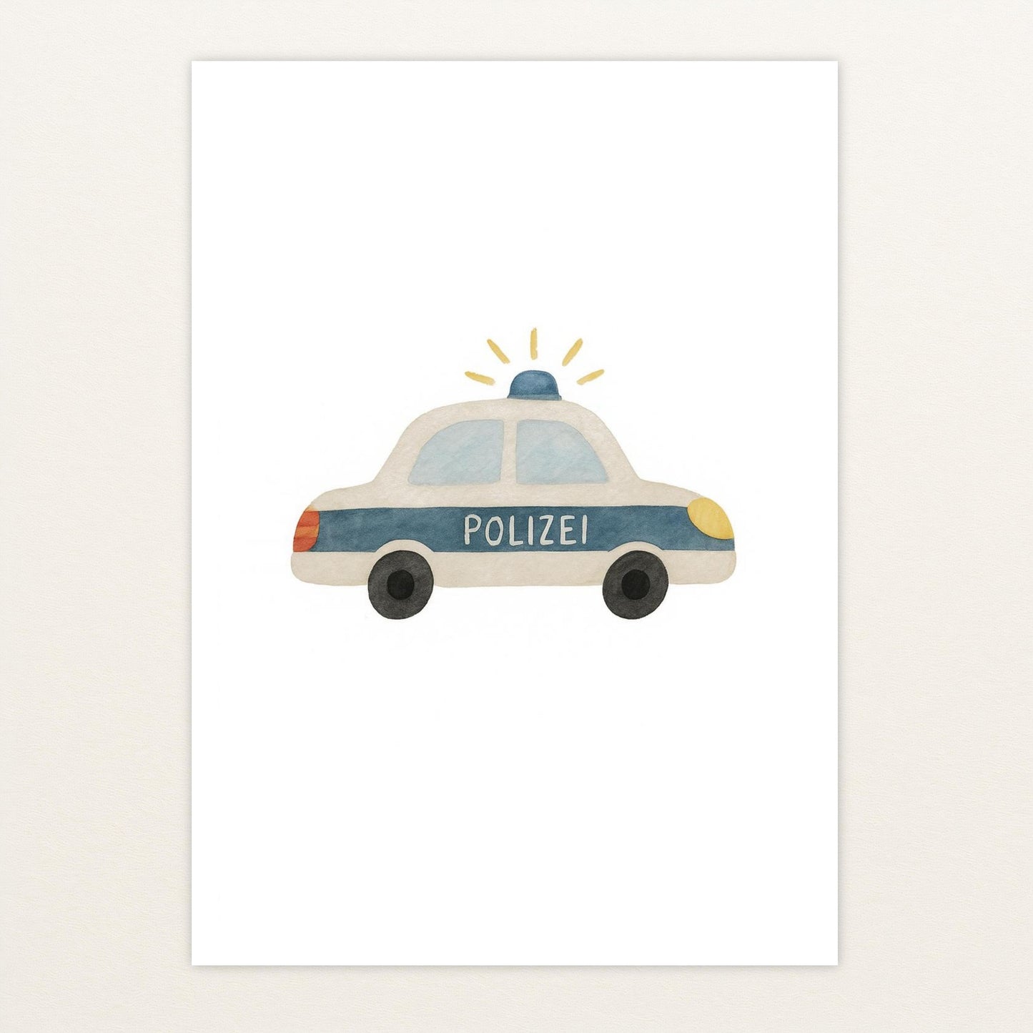 Polizei Poster von tinylearner