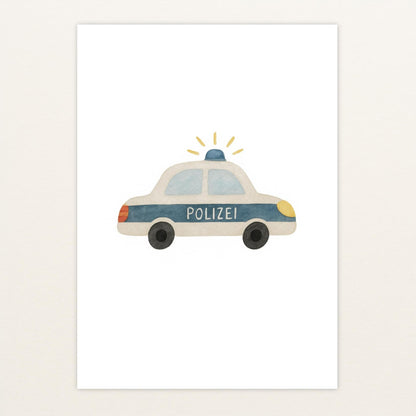 Polizei Poster von tinylearner